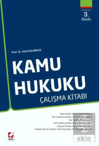 Kamu Hukuku Çalışma Kitabı /A