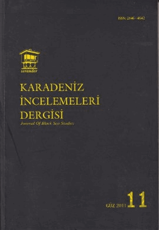 Karadeniz İncelemeleri Dergisi Sayı: 11