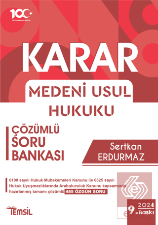 Karar Medeni Usul Hukuku Çözümlü Soru Bankası