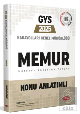 Karayolları Genel Müdürlüğü Memur GYS Konu Anlatımlı