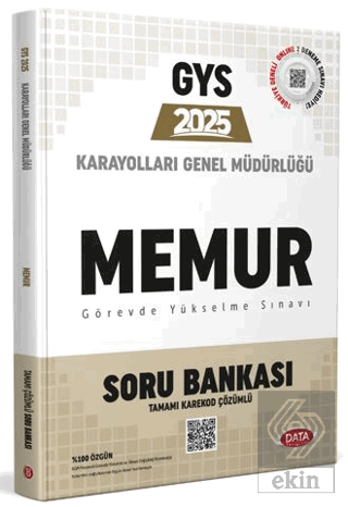 Karayolları Genel Müdürlüğü Memur GYS Soru Bankası