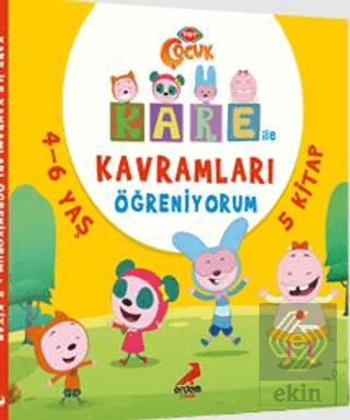 Kare ile Kavramları Öğreniyorum (5 kitap Takım)