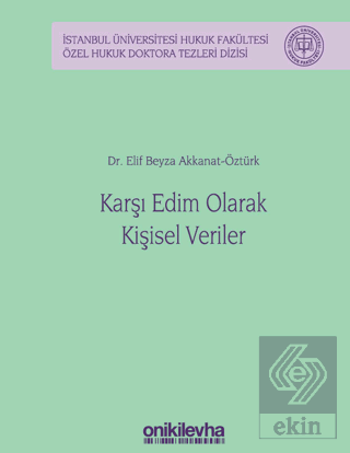 Karşı Edim Olarak Kişisel Veriler