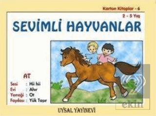 Karton Kitaplar 6 Sevimli Hayvanlar