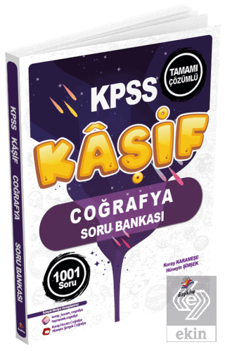 Kaşif KPSS Coğrafya Tamamı Çözümlü 1001 Soru Bankası