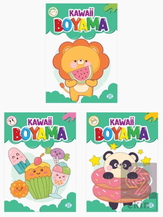 Kawaii Boyama Seti (3 Kitap)