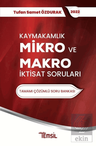 Kaymakamlık Mikro İktisat ve Makro İktisat Sorular