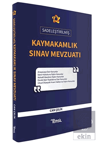 Kaymakamlık Sınav Mevzuatı (Sadeleştirilmiş)