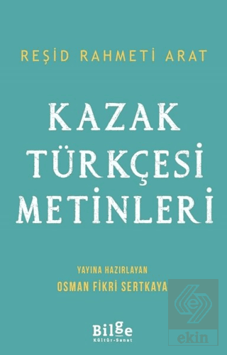 Kazak Türkçesi Metinleri