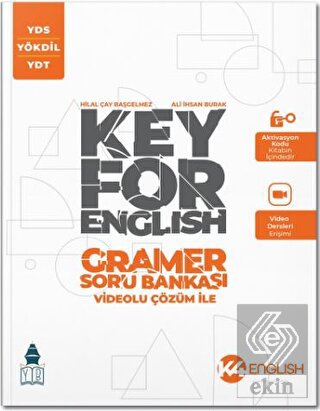 Key for English Gramer Soru Bankası Videolu Çözüm