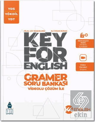 Key for English Gramer Soru Bankası Videolu Çözüm