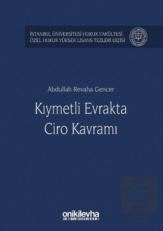 Kıymetli Evrakta Ciro Kavramı