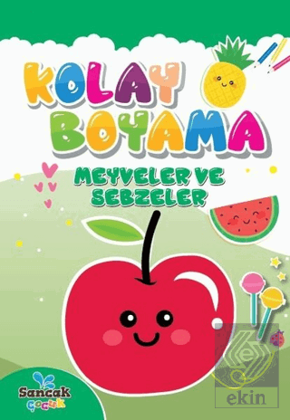 Kolay Boyama - Meyveler ve Sebzeler