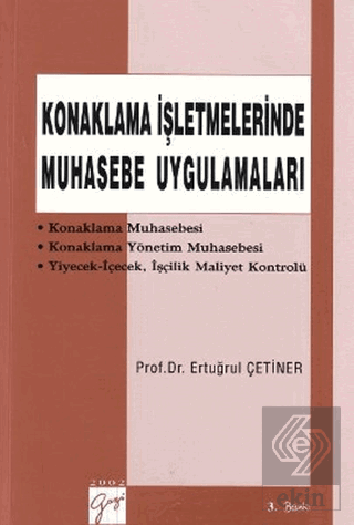 Konaklama İşletmelerinde Muhasebe Uygulamaları