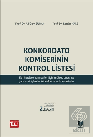 Konkordato Komiserinin Kontrol Listesi