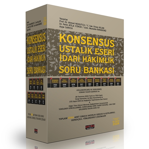 Konsensus Ustalık Eseri Adli Hakimlik Soru Bankası