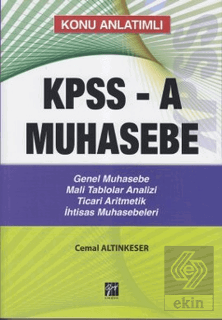 Konu Anlatımlı KPPS-A Muhasebe