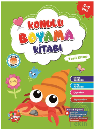 Konulu Boyama Serisi - Yeşil Kitap 5-6 Yaş