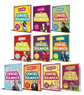 Konulu Çengel Bulmaca Seti (10 Kitap Takım)