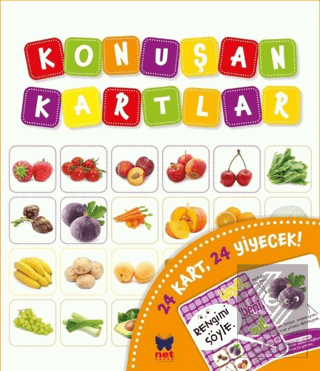 Konuşan Kartlar - 24 Kart 24 Yiyecek