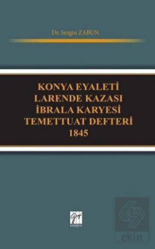 Konya Eyaleti Larende Kazası İbrala Karyesi Temett