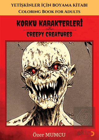 Korku Karakterleri - Yetişkinler için Boyama Kitab