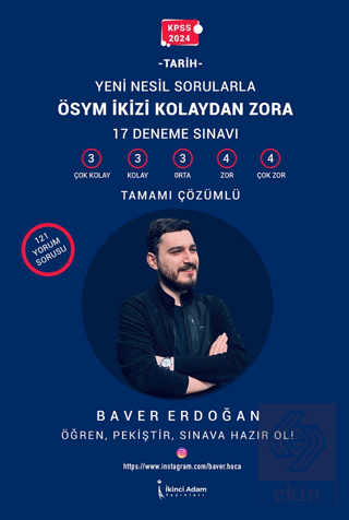 KPSS 2024 O¨SYM İkizi Kolaydan Zora