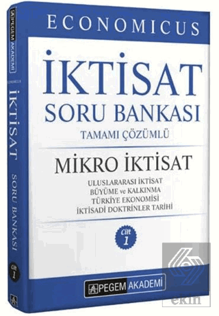 KPSS A Grubu Economicus İktisat Soru Bankası Cilt