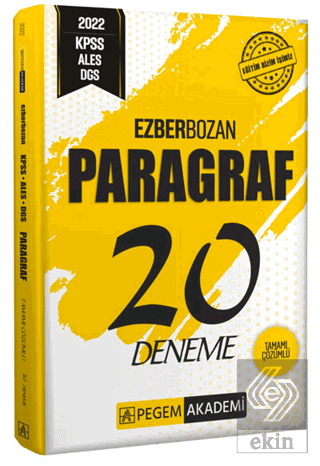 KPSS-ALES-DGS Ezberbozan Paragraf 20 Deneme