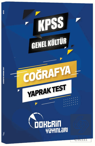 KPSS Coğrafya Yaprak Test