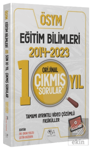 KPSS Eğitim Bilimleri 2014-2023 Orijinal Son 10 Yı