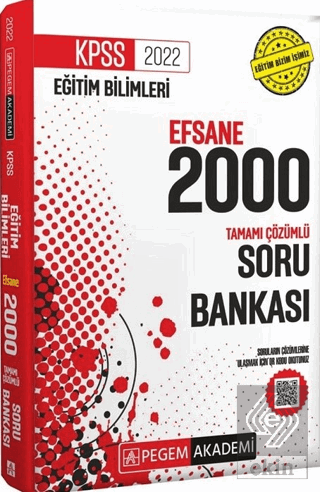 KPSS Eğitim Bilimleri Efsane 2000 Tamamı Çözümlü S