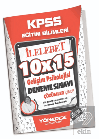 2023 KPSS Eğitim Bilimleri Gelişim Psikolojisi 10x