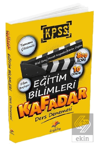 DİZGİKİTAP KPSS Eğitim Bilimleri Kafadar Ders Denemesi