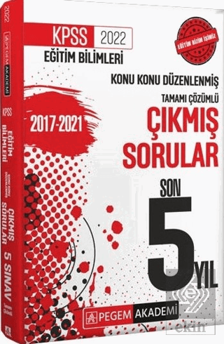 KPSS Eğitim Bilimleri Konu Konu Düzenlenmiş Çıkmış