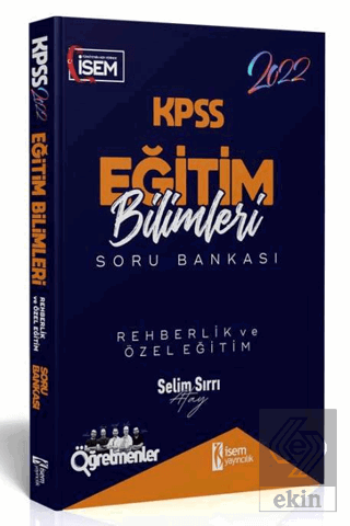 2022 KPSS Eğitim Bilimleri Rehberlik ve Özel Eğiti