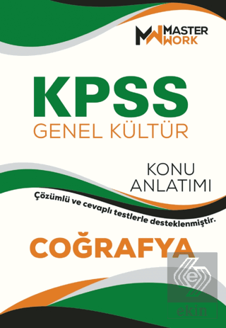 KPSS Genel Kültür Coğrafya Konu Anlatımı MasterWor