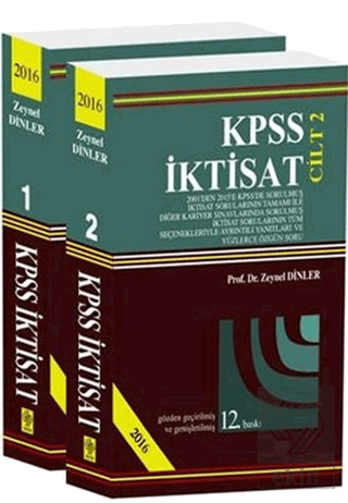 Kpss İktisat 2016 2 Cilt Takım