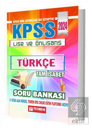 KPSS Lise Ön Lisans Tam İsabet Türkçe Soru Bankası