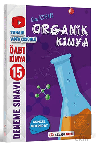 KPSS ÖABT 2024 Organik Kimya Video Çözümlü 15 Branş Deneme