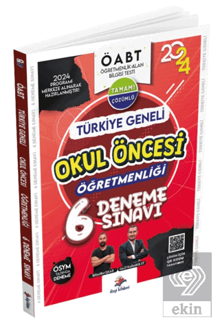 KPSS Okul Öncesi Öğretmenliği Türkiye Geneli Tamamı Çözümlü 6 Deneme S