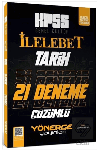 KPSS Tarih İlelebet 21 Deneme Çözümlü