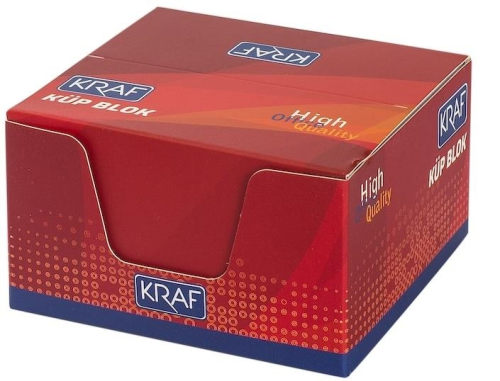 Kraft 115 Gr Küp Blok 8*8 Beyaz