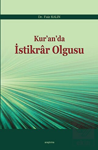 Kur\'an\'da İstikrar Olgusu