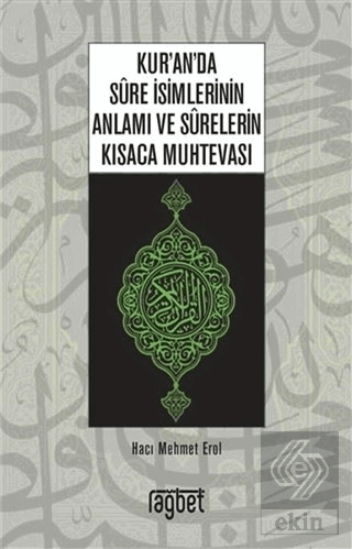 Kur\'an\'da Sure İsimlerinin Anlamı ve Surelerin Kıs