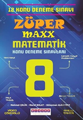 LGS 8. Sınıf Züper Maxx Matematik Konu Denemeleri