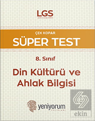 LGS Çek Kopar Süper Test 8.Sınıf Din Kültürü ve Ah