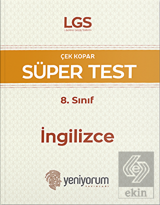 LGS Çek Kopar Süper Test 8. Sınıf İngilizce