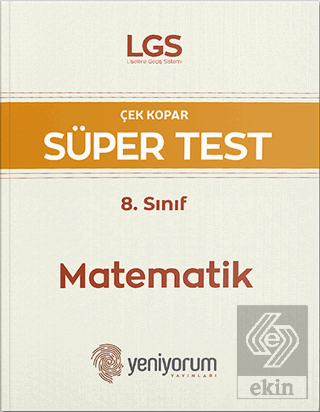 LGS Çek Kopar Süper Test 8. Sınıf Matematik