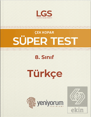 LGS Çek Kopar Süper Test 8. Sınıf Türkçe